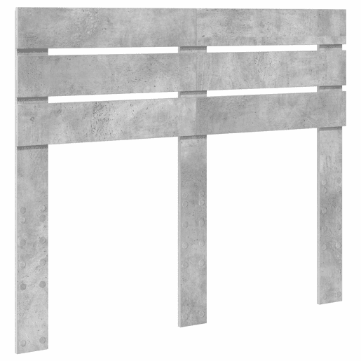Estrutura de Cama de casal moderno com cabeceira Concreto 120 x 190 cm