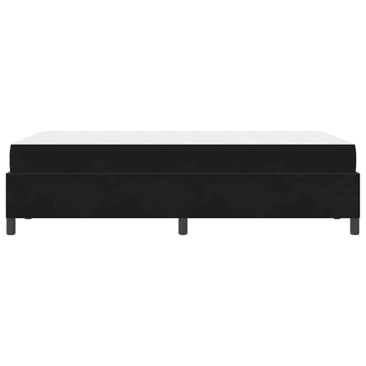 Estrutura da Cama de casal moderno com colchão Preto 120 x 190 cm tecido