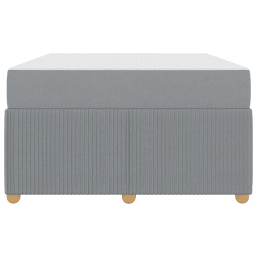 Estrutura De Cama De Casal Simple - Cinzento-claro 120 x 200 cm tecido