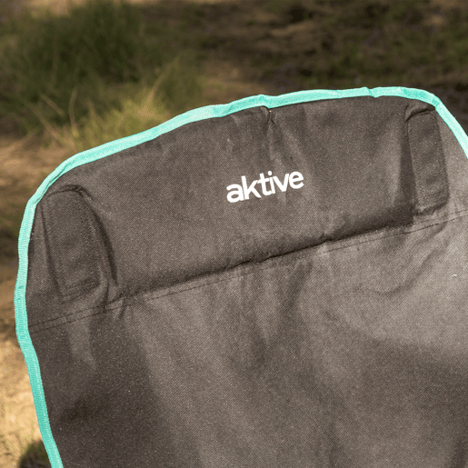 Aktive Cadeira de camping dobrável 55x45x90 cm com bolsa de transporte