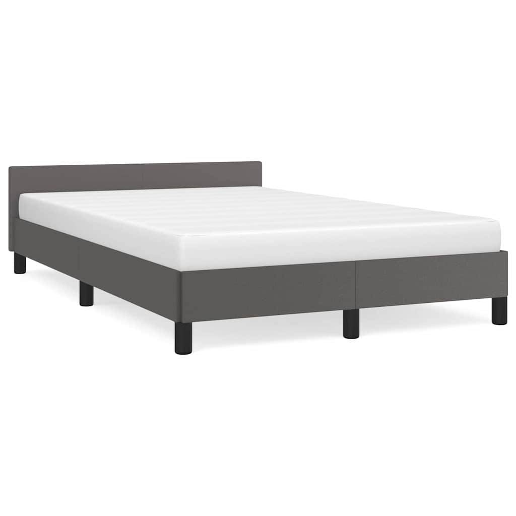 Estructura De Cama 126x207 Gris