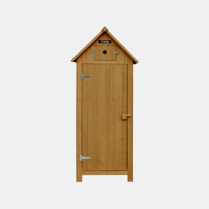 Armário para jardim Cabanon -77 x 54.5 x 179 cm - marrom