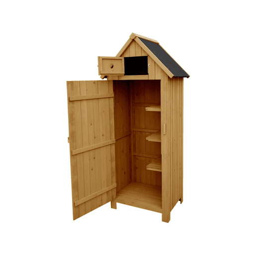 Armário para jardim Cabanon -77 x 54.5 x 179 cm - marrom