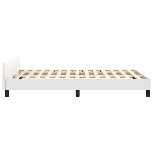 Estrutura De Cama Dupla para adultos c cabeceira - 120x200 cm branco