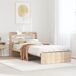 Estructura de cama individual para adultos 85x211 Estructura de cama individual para adultos 85x211 Blanco