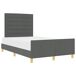 Estructura de cama 126x207 Estructura de cama 126x207 Gris Claro
