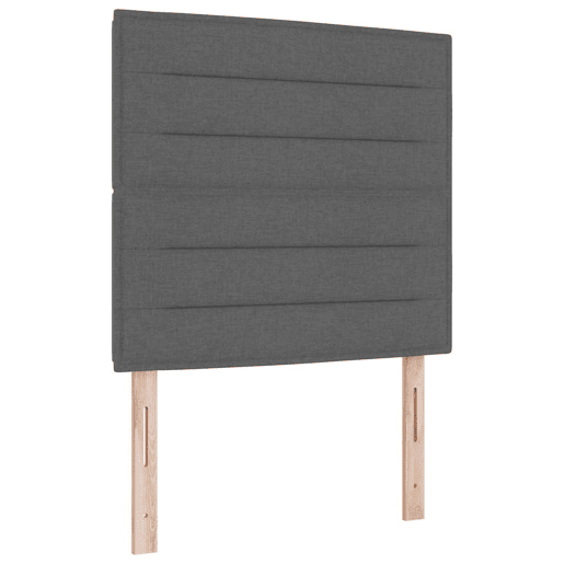Estrutura De Cama De Casal Moderno - Cinzento escuro 120 x 200 cm tecido