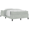 Estrutura De Cama De Casal Simple - Cinzento-claro 120 x 190 cm tecido