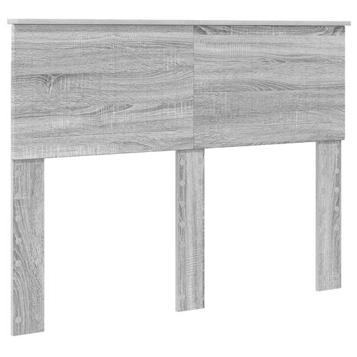 Estrutura da Cama de casal simple com cabeceira Cinza Sonoma 120 x 200 cm