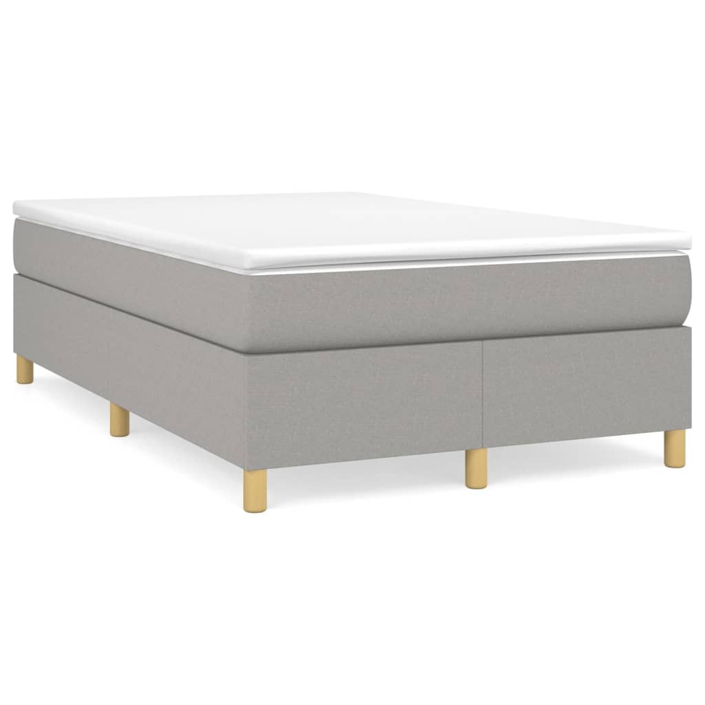 Estructura De Cama 120x203 Gris Claro