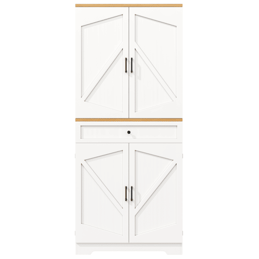 Aparador 80x40x180 cm - 12 compartimentos e gavetas - MDF e aglomerado
