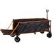 Aktive - Carro playa plegable XXL acero y Oxford 4 ruedas Aktive - Carro playa plegable XXL acero y Oxford 4 ruedas Negro