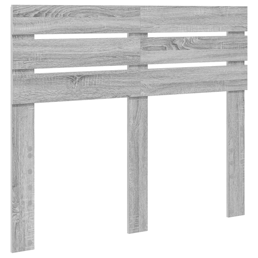 Estrutura da Cama de casal simple com cabeceira Cinza Sonoma 120 x 190 cm