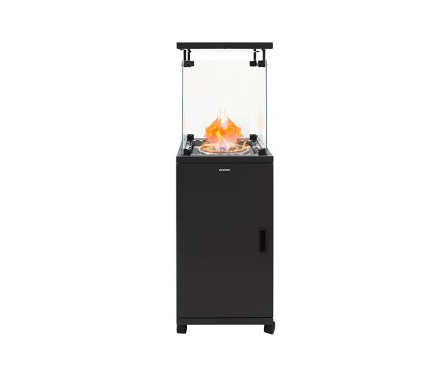 Estufa de gas exterior infiniton pg-qh13 13kw 16 m² negro