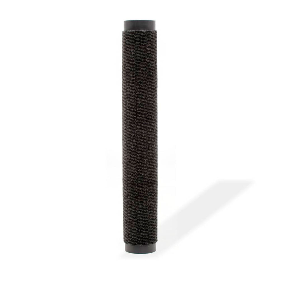 Alfombra rectangular de nudo negro 120x180 cm