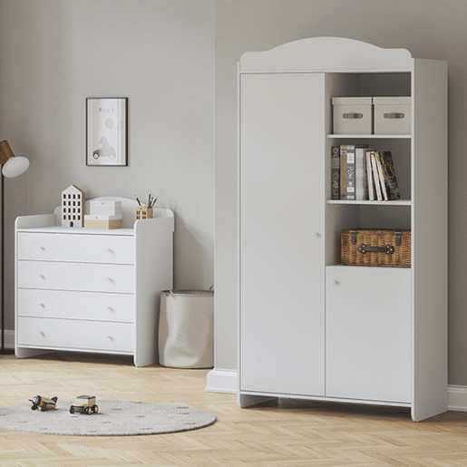 Roupeiro 2 portas Vox Megeve Branco