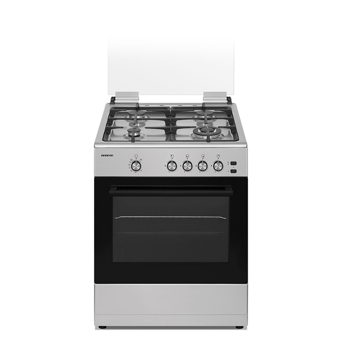 Cocina de gas con horno Infiniton CCEHX L  fuegos A