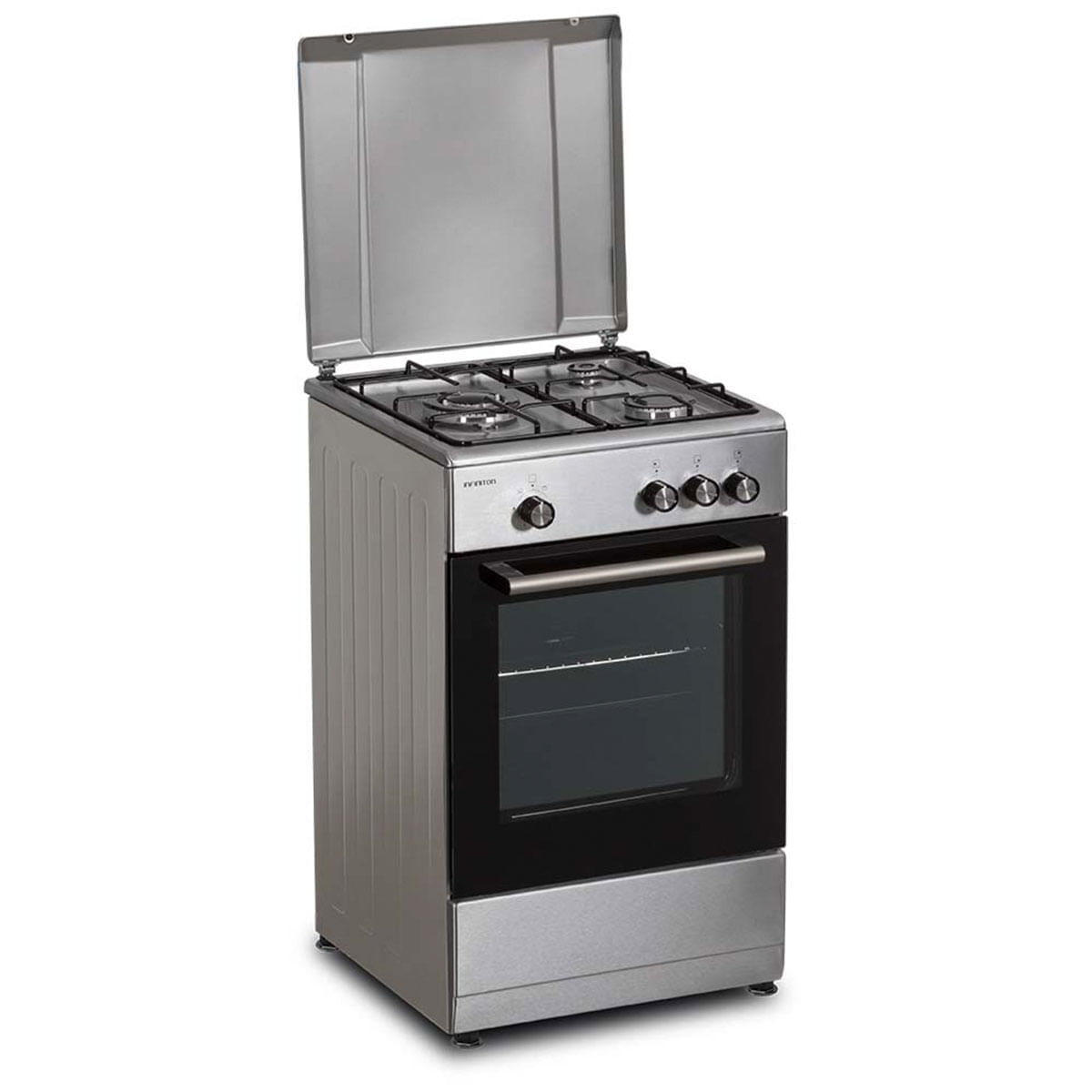 Cocina de gas con horno Infiniton CCTAC L  fuegos