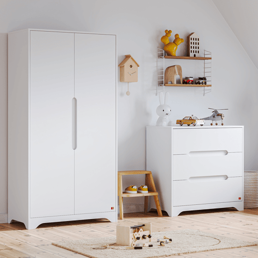 Roupeiro 2 portas Vox Ova Branco