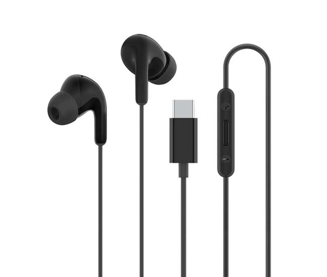 Auriculares xiaomi earphones type c micrófono negro