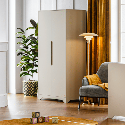 Roupeiro 2 portas Vox Ova Bege