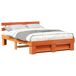 Estructura de cama matrimonial 143x208 Estructura de cama matrimonial 143x208 Marrón