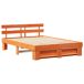 Estructura de cama matrimonial 143x208 Estructura de cama matrimonial 143x208 Marrón