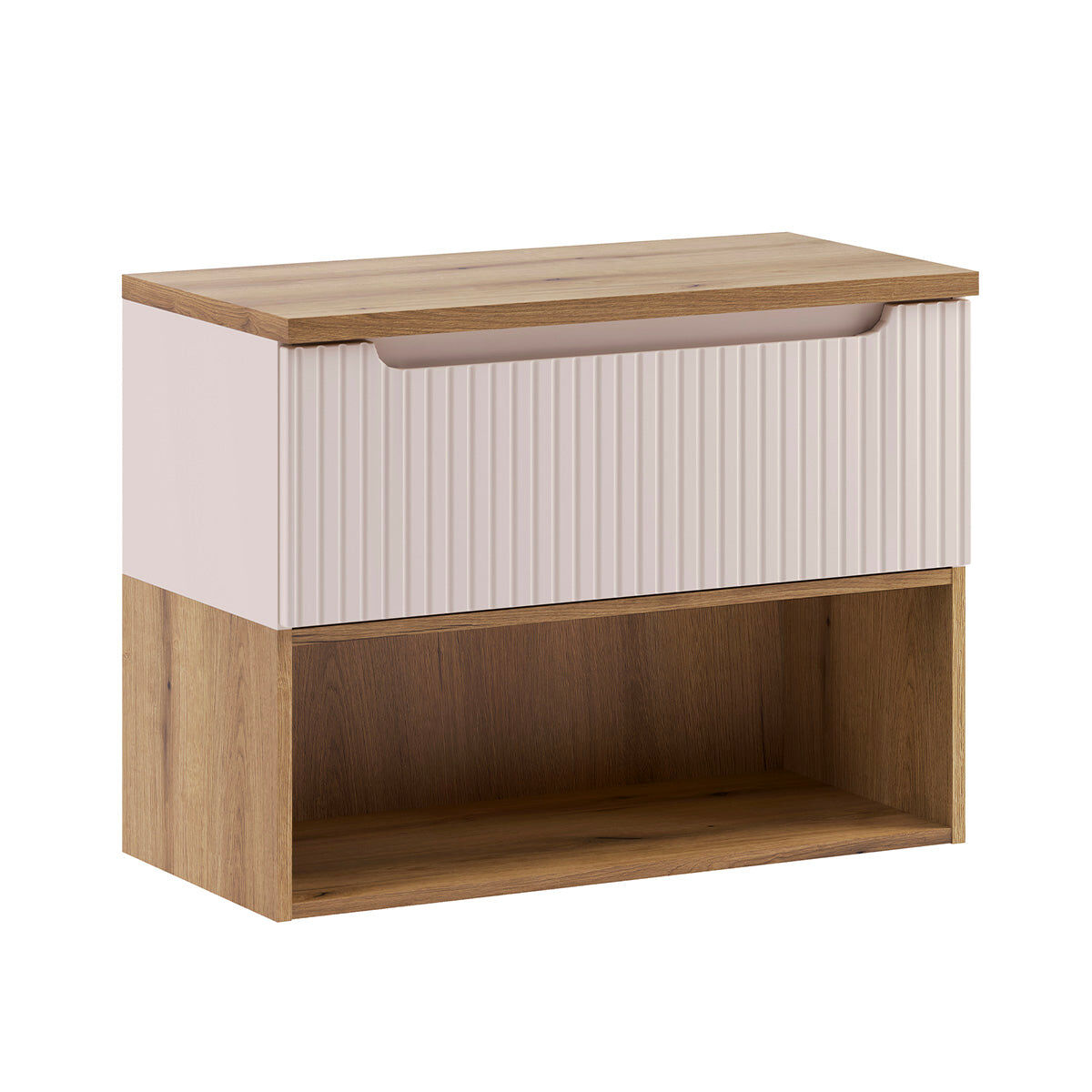 Mueble bajo lavabo 2 cajones encimera Riva 80