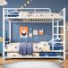 Cama litera 95x204 Cama litera 95x204 Blanco
