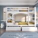 Cama litera Cama litera Blanco