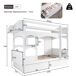 Cama litera Cama litera Blanco