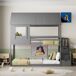 Cama litera 95x205 Cama litera 95x205 Gris