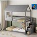 Cama litera 95x205 Cama litera 95x205 Gris