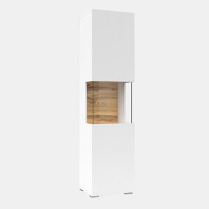 Armário expositor de 1 porta Glora Branco