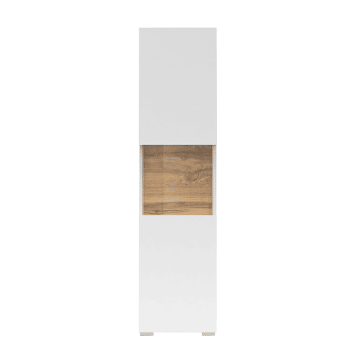 Armário expositor de 1 porta Glora Branco