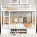Cama litera 95x205 Cama litera 95x205 Blanco