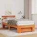 Estructura de cama simple para adultos 78x198 Estructura de cama simple para adultos 78x198 Marrón