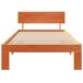 Estructura de cama simple para adultos 94x209 Estructura de cama simple para adultos 94x209 Marrón