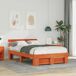 Estructura de cama simple para adultos 123x198 Estructura de cama simple para adultos 123x198 Marrón