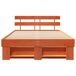 Estructura de cama simple para adultos 123x198 Estructura de cama simple para adultos 123x198 Marrón