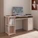 Escritorio Anello con 2 compartimentos, 1 cajón y 1 puerta Escritorio Anello con 2 compartimentos, 1 cajón y 1 puerta Multicolor