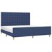 Estructura de cama matrimonial 186x203 Estructura de cama matrimonial 186x203 Azul