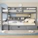 Cama litera 118x205 Cama litera 118x205 Blanco