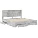 Estructura De Cama Doble Matrimonial 180x200 Estructura De Cama Doble Matrimonial 180x200 Gris