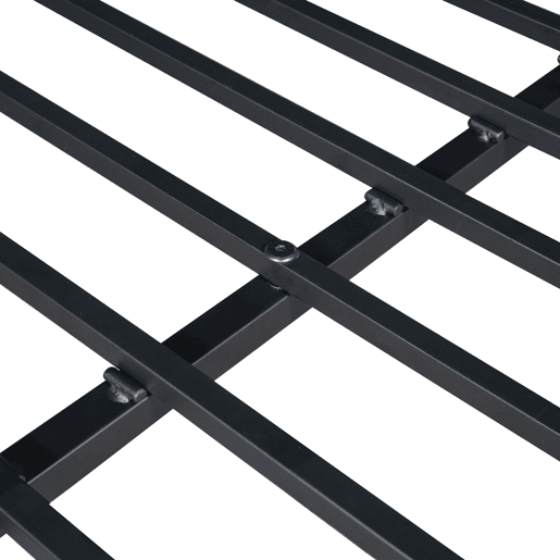 Beliche triplo 3x90x200cm com escada e tabuleiro - estrutura metálica - Preto