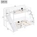 Cama litera Cama litera Blanco
