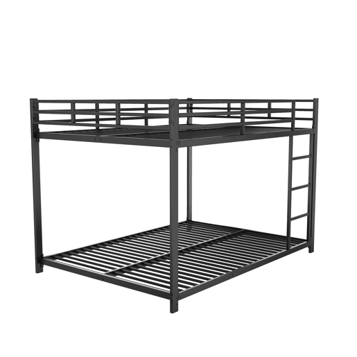 Beliche de ferro para crianças 140x200cm - Preto