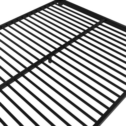 Cama beliche, 90200 cm + 140200 cm - com grade, escada, certificado EN747, sem colchão - Preto Cama beliche, 90200 cm + 140200 cm - com grade, escada, certificado EN747, sem colchão - Preto