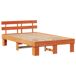 Estructura de cama simple para adultos 123x198 Estructura de cama simple para adultos 123x198 Marrón