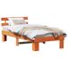 Estructura de cama simple para adultos 83x208 Estructura de cama simple para adultos 83x208 Marrón